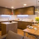 cluster flat clean kitchen