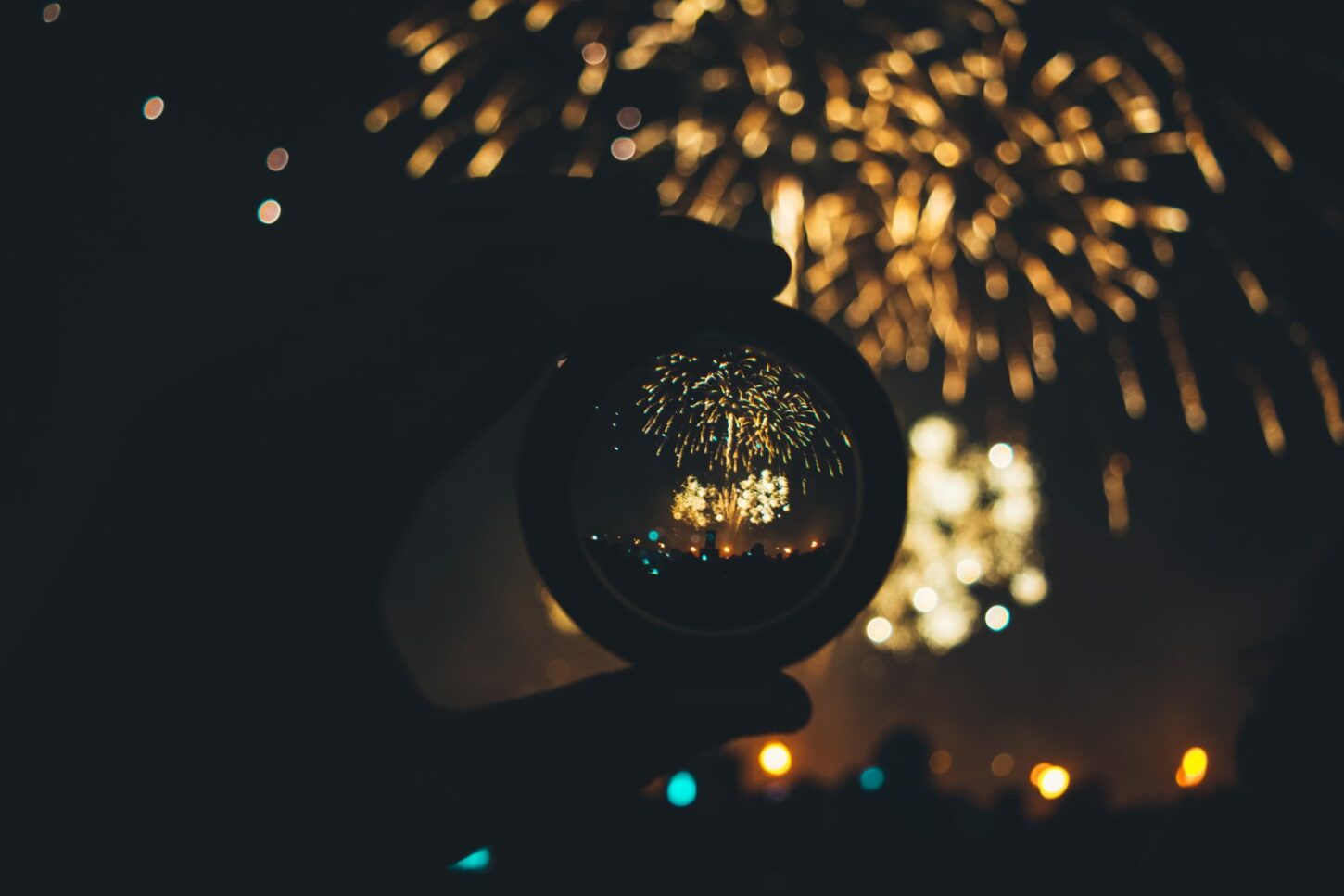 fireworks through the lens