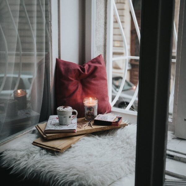 corner of student's window