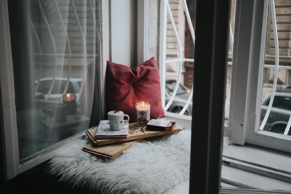 corner of student's window