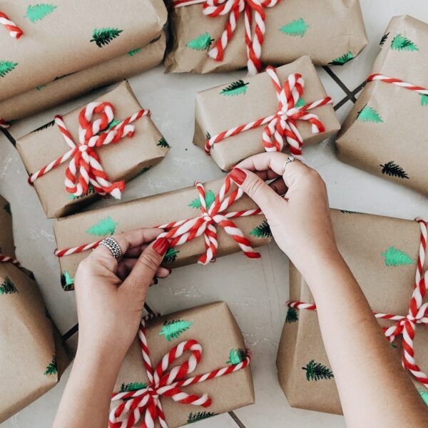 gift wrapping students