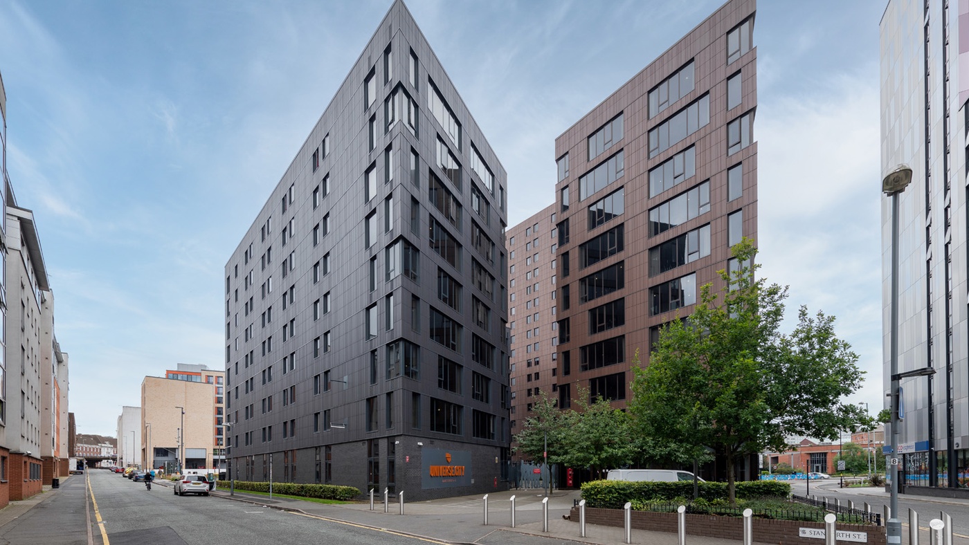 bagot street student accommodation birmingham exterior