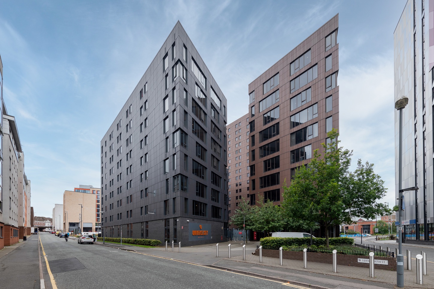 bagot street student accommodation birmingham exterior