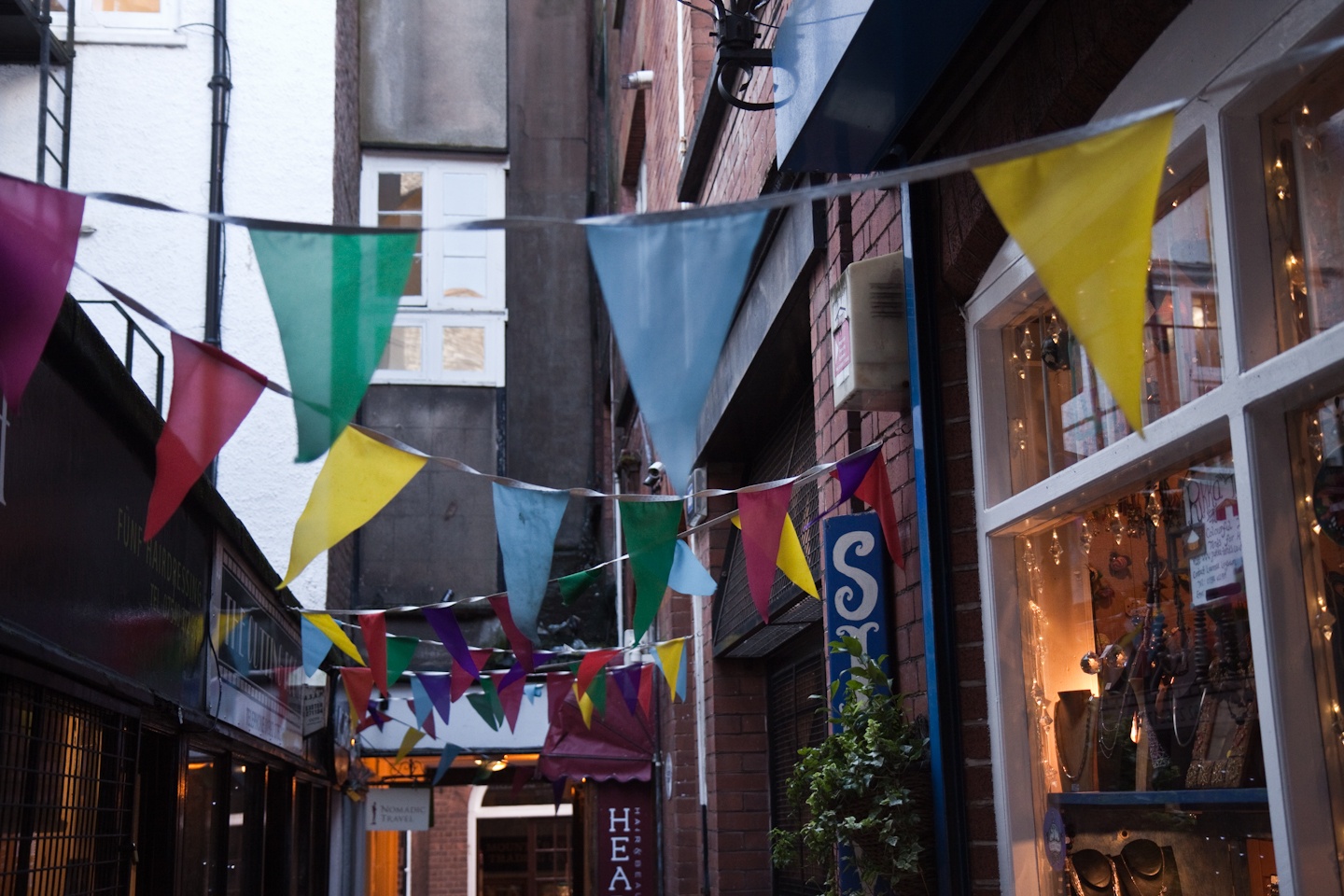 flags outside student accommodation