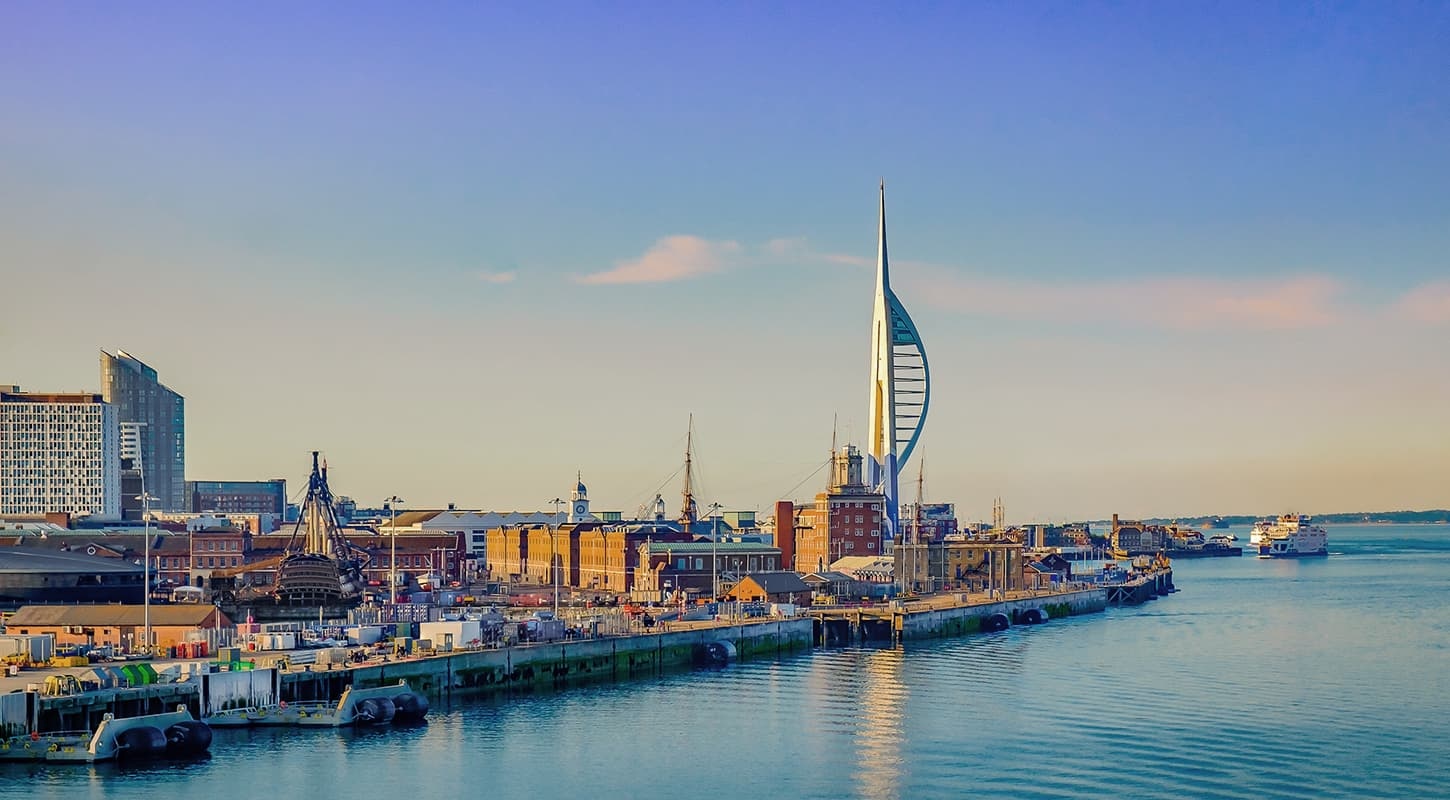 Portsmouth harbour skyline