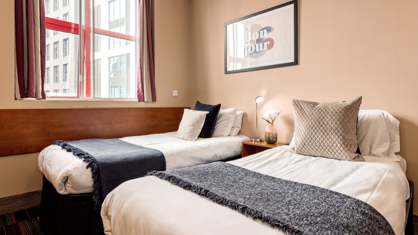 burges house student accommodation coventry twin studio bedroom