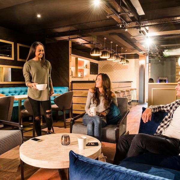 Common space in student accommodation