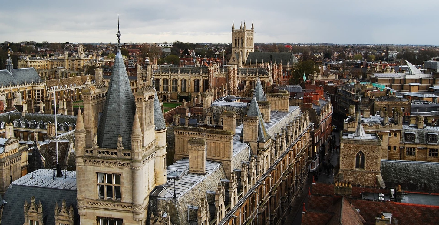 Cambridge city skyline