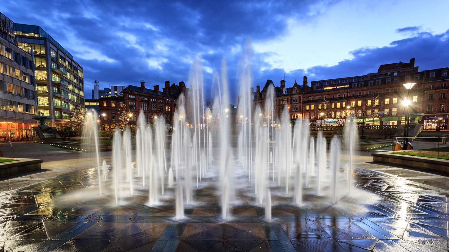 Sheffield water fountains