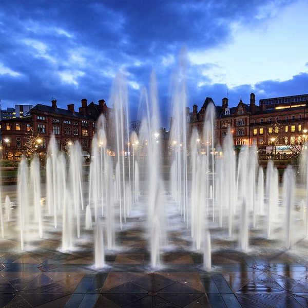 Sheffield water fountains