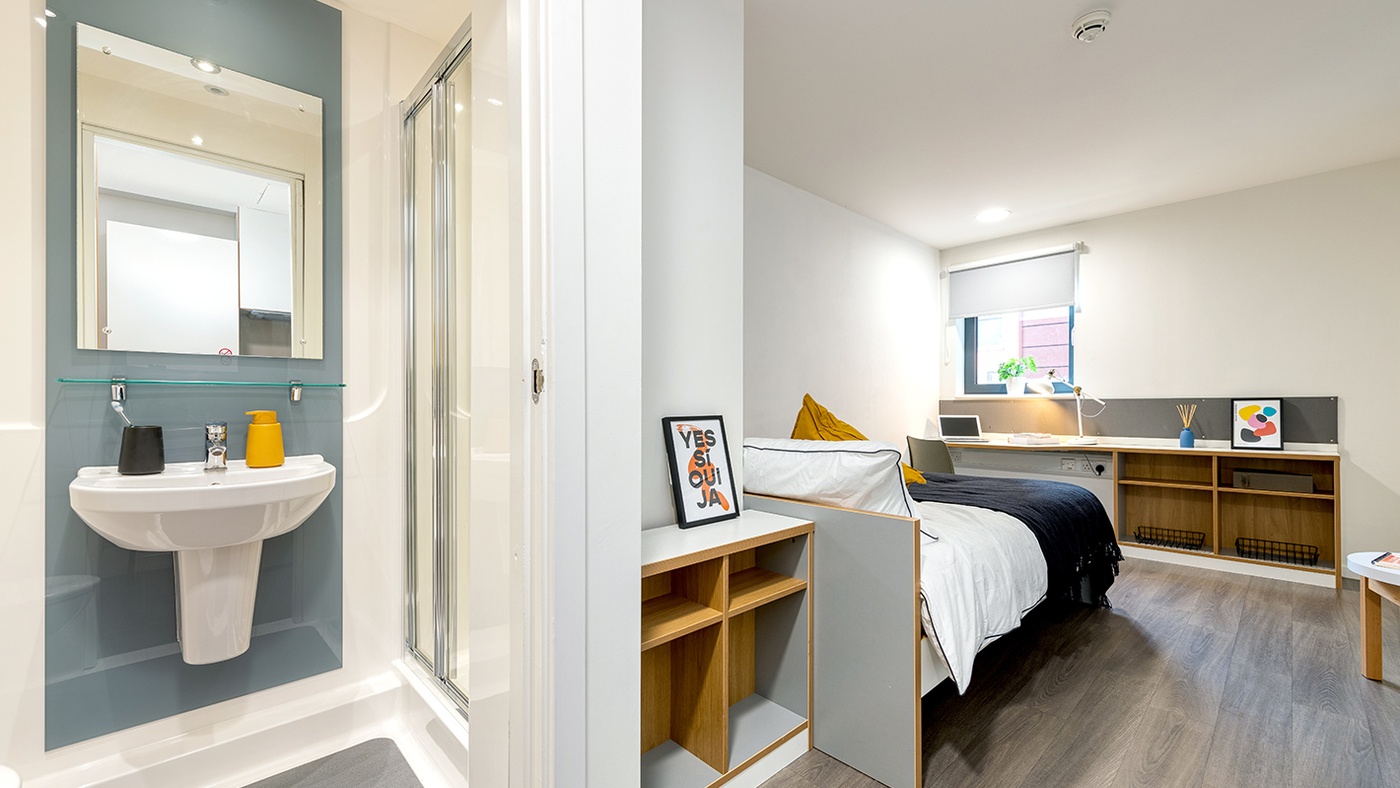 ensuite room in leicester student accommodation