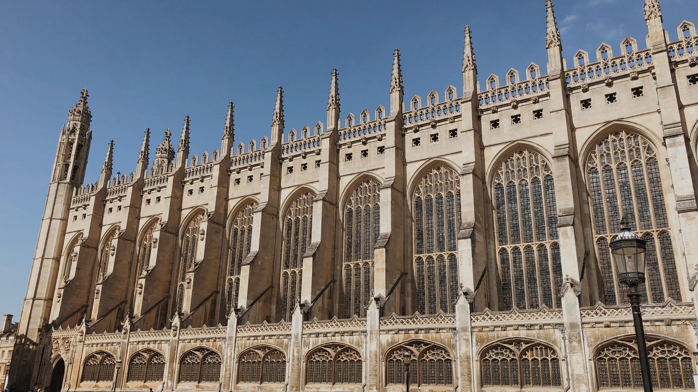 In Cambridge, a castle