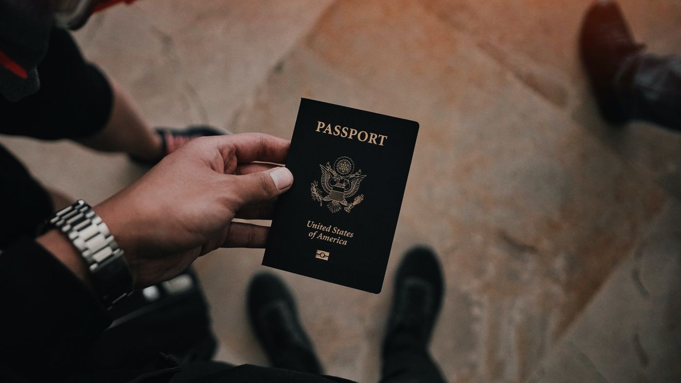 passport in hand