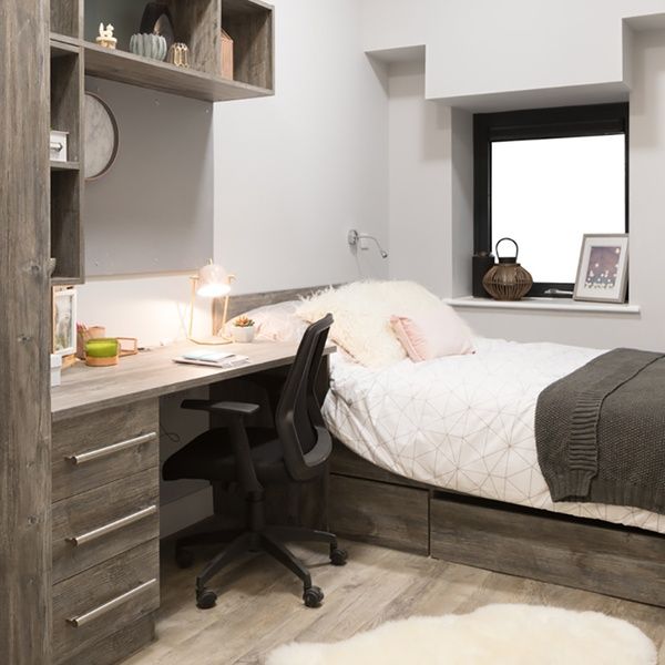 student bedroom in portsmouth student accommodation