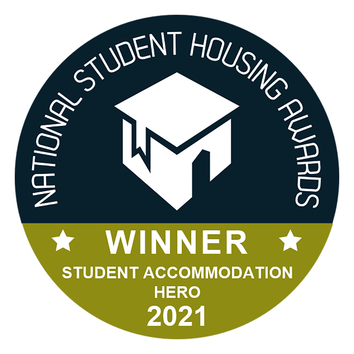 national student housing awards hero badge