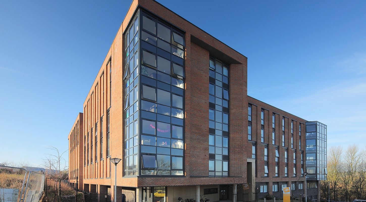 building exterior student accommodation winchester
