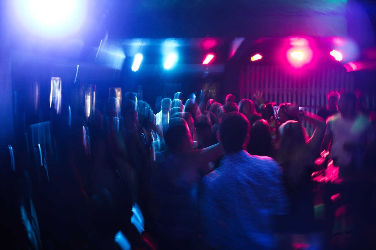 students dancing in nightclub