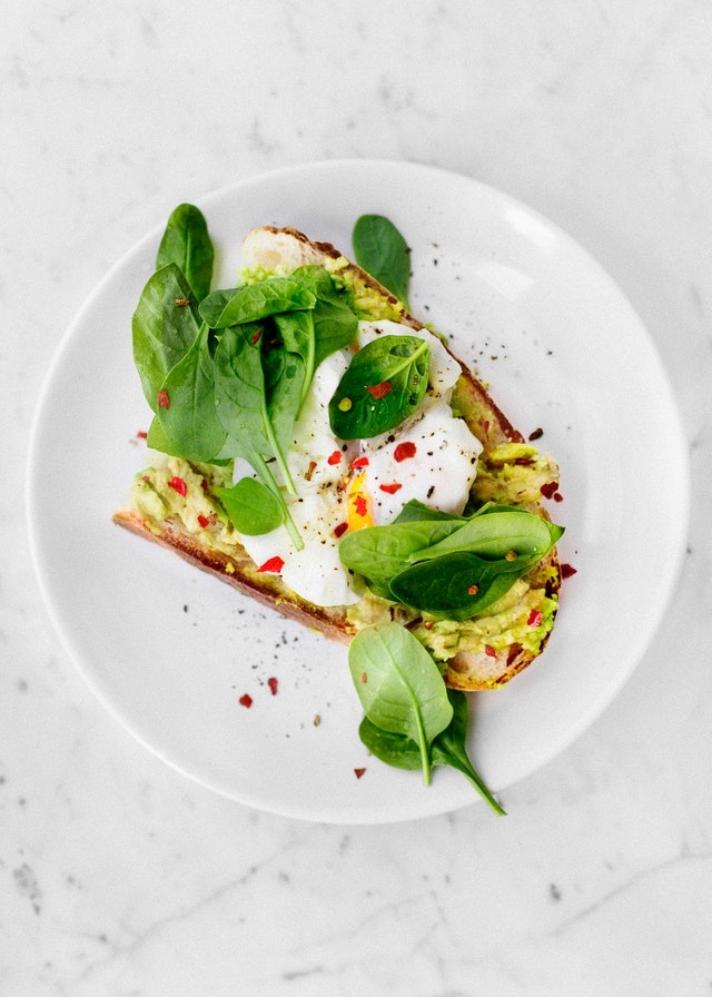 poached egg and avocado on toast