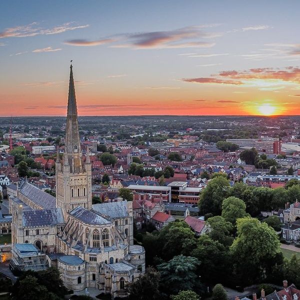 norwich cityscape