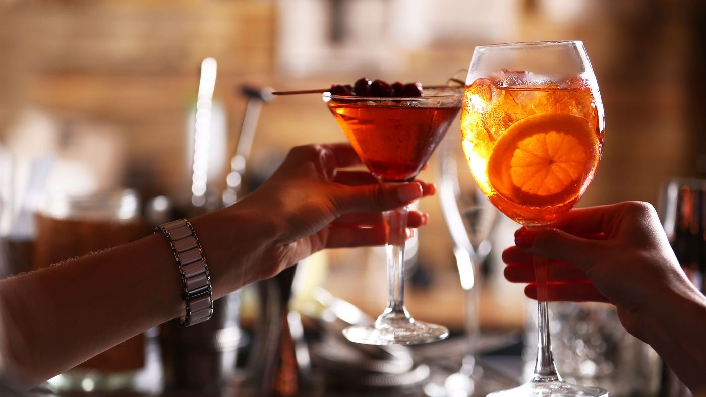 Two delicious cocktails