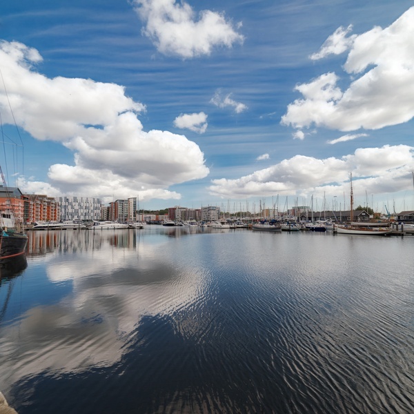 ipswich port on sunny day
