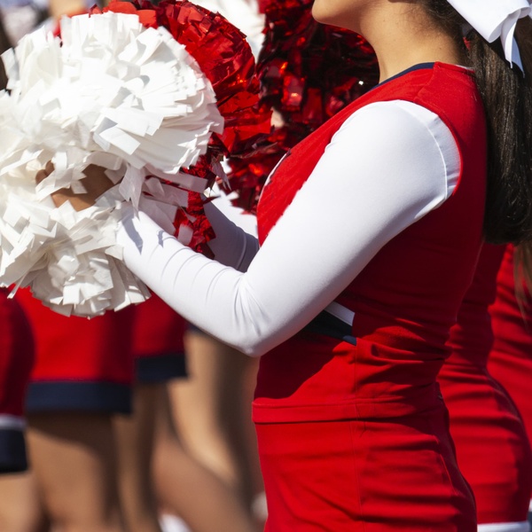 cheerleader at university