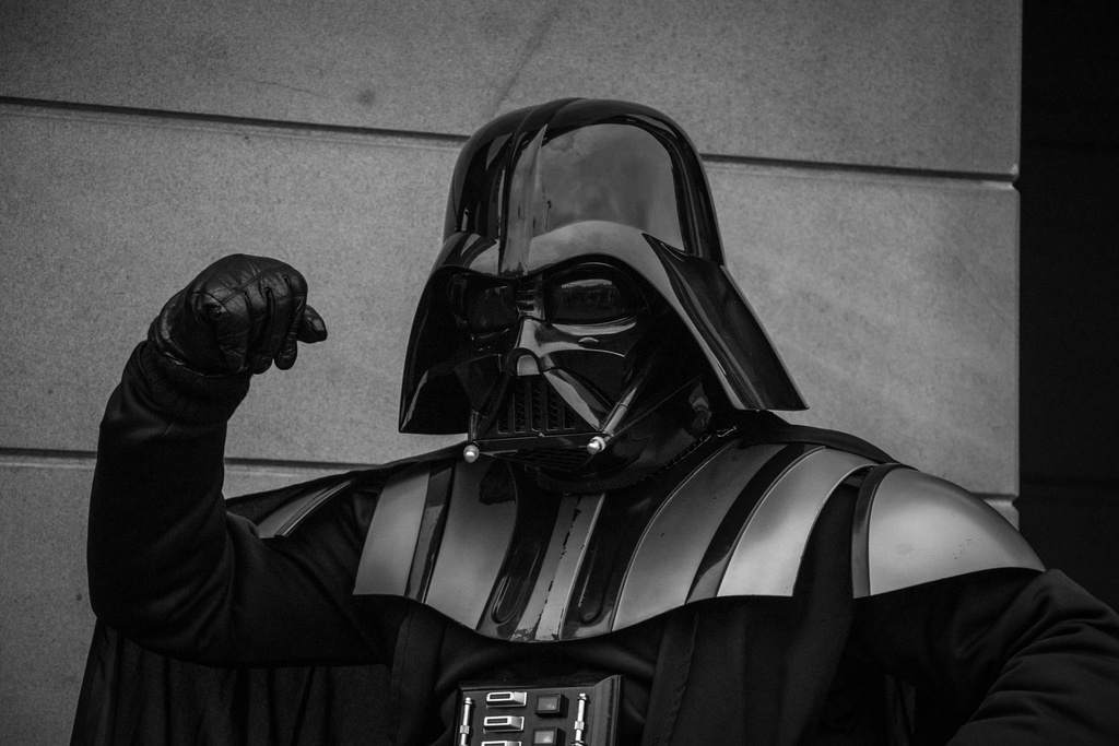 darth vader fist pump
