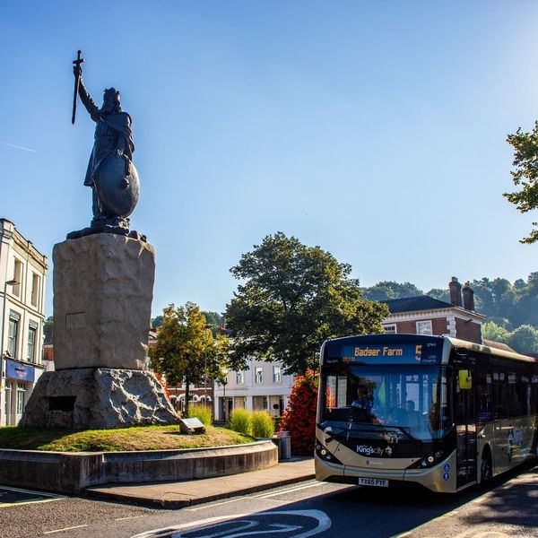 winchester town and bus