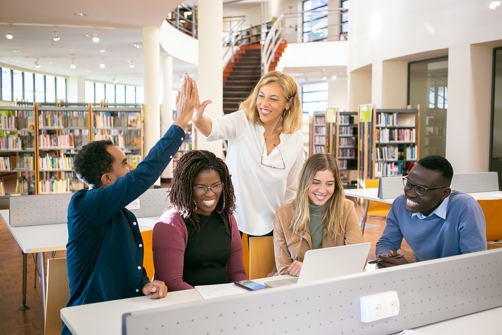 Volunteer mentor in student university