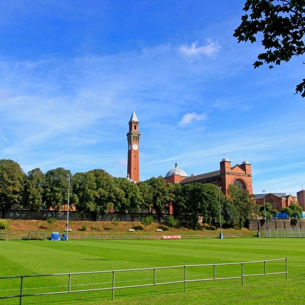 uni of birmingham campus fields