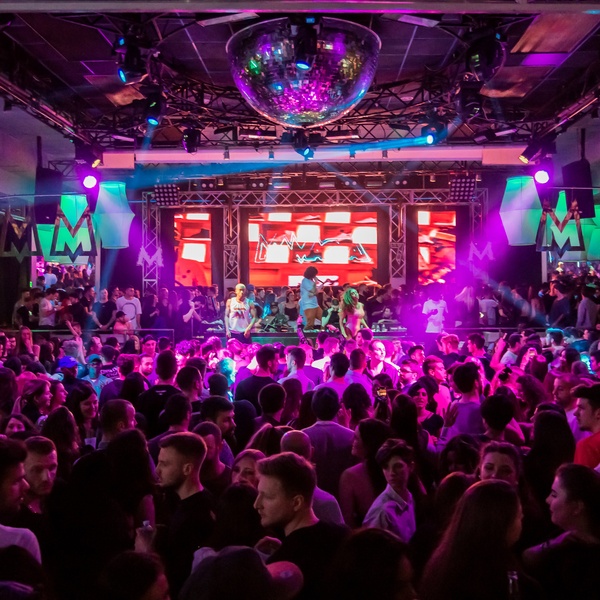 Crowd of people at a music gig