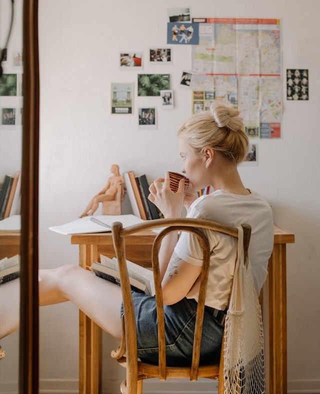 feet up laptop